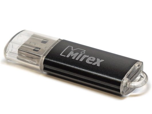 USB Флеш Mirex 32Gb UNIT BLACK (13600-FMUUND32)
